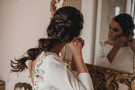 peinados-de-novia-con-trenzas-2019-96 Peinados de novia con trenzas 2019