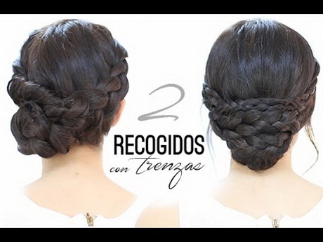 peinados-con-trenzas-todo-recogido-25 Peinados con trenzas todo recogido